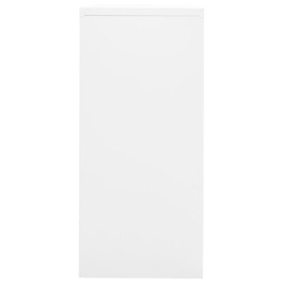 vidaXL Ormarić za spise bijeli 90 x 46 x 103 cm čelični