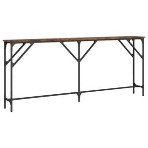 vidaXL Konzolni stol boja hrasta 180x23x75 cm od konstruiranog drva