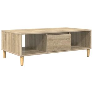 vidaXL Kava Stol Sonoma hrast 102 x 55 x 35 cm Konstruirano drvo
