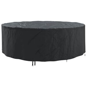 vidaXL Pokrov za namje&scaron;taj 279 x 279 x 71 cm 600D Oxford tkanina Crna
