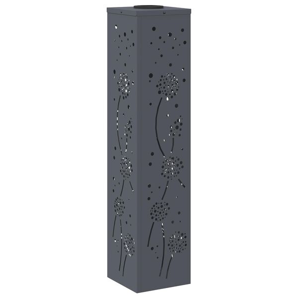 vidaXL Solarna LED svjetlost za stazu 2 pcs Antracit