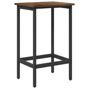 vidaXL Barska stolica Dimljeni hrast 40 x 32 x 64 cm Konstruirano drvo