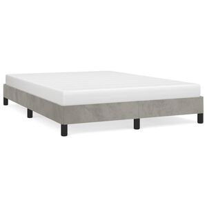 vidaXL Okvir za krevet bez madraca svjetlosivi 140 x 190 cm bar&scaron;unasti