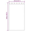vidaXL Bar&scaron;unaste zavjese 2 pcs Srebrno Siva 260 x 140 cm Bar&scaron;un
