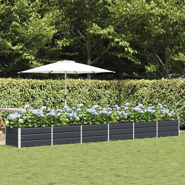 vidaXL Sadilica Antracit 480 x 80 x 45 cm Čelik