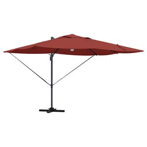 vidaXL Suncobran Terakota 351 x 250 x 253 cm Poliester i aluminij