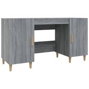 vidaXL Radni stol boja hrasta sonome 140x50x75 cm konstruirano drvo