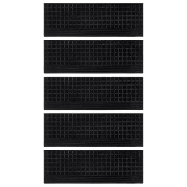 vidaXL Gazi&scaron;ta za stepenice 5 kom 25 x 75 cm gumena