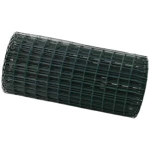 vidaXL Euro ograda 0,6 x 10 m Željezo prekriveno PVC-om Zelena