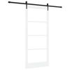vidaXL Klizna vrata ORKDAL 93 x 211 cm Masivna borovina i staklo
