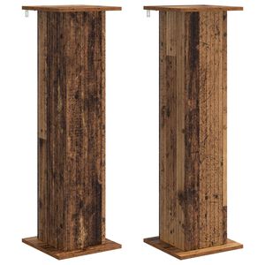 vidaXL Stalak za biljke 2 kom. Staro drvo 30,5 x 30 x 100,5 cm
