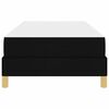 vidaXL Krevet s opruga kutije s madracem Crna 80 x 200 cm tkanina