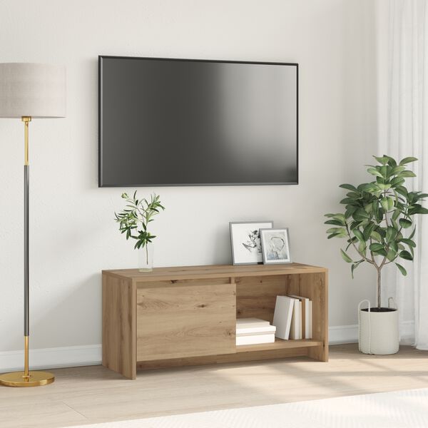 vidaXL Set TV komoda Zidne Umjetnički hrast 90 x 35 x 40 cm