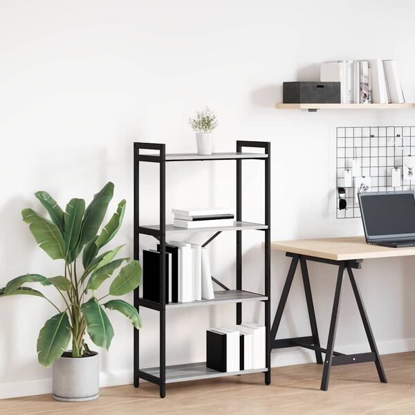 vidaXL Polica Sivi hrast sonoma 40 x 30 x 85 cm Konstruirano drvo