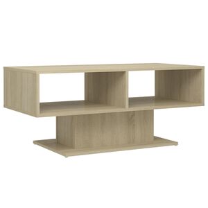 vidaXL Stolić za kavu boja hrasta 103,5x50x44,5 cm konstruirano drvo