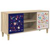 vidaXL TV ormar MAINZ 102 x 33 x 50 cm Sonoma Konstruirano drvo