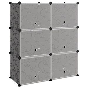 vidaXL Stalak za cipele crni 84,5 x 31 x 93,5 cm PP