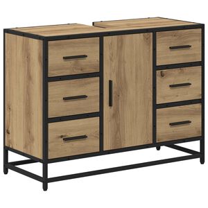 vidaXL Kupaonski ormar Umjetnički hrast 80 x 33 x 60 cm