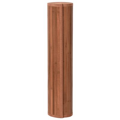 vidaXL Tepih pravokutni smeđi 80 x300 cm od bambusa