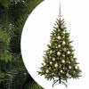 vidaXL Umjetno božićno drvce s kuglicom 150 cm 150 LED lampica