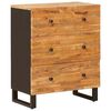 vidaXL Sideboard za Pohranu 60 x 33 x 75 cm Čvrsto drvo manga Smeđa