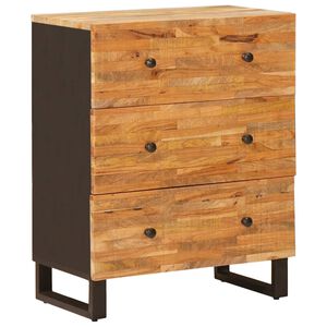 vidaXL Sideboard za Pohranu 60 x 33 x 75 cm Čvrsto drvo manga Smeđa