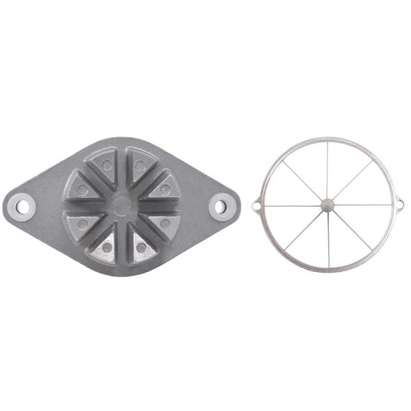 vidaXL Rezač voća Srebrno 20 x 20 x 48 cm Liveni aluminij