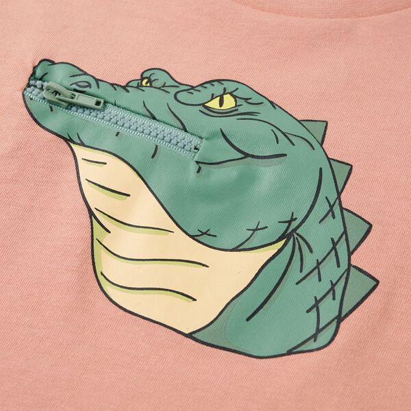 Dječja majica svjetlonarančasta 128