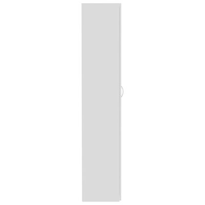 vidaXL Ormarić za pohranu od iverice 80 x 35,5 x 180 cm bijeli