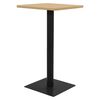 vidaXL Bistro stolić boje hrasta 70 x 70 x 107