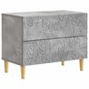 vidaXL Noćni ormarić Betonska siva 62 x 34,5 x 48 cm Konstruirano drvo