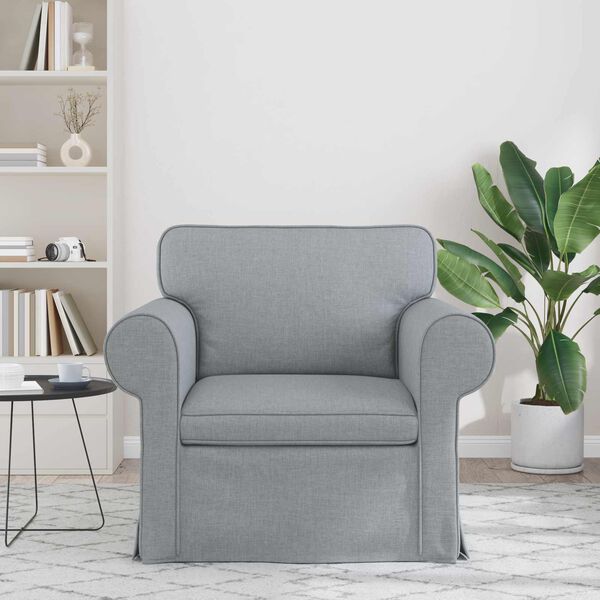 vidaXL Sofa Svijetlo siva