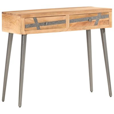 vidaXL Konzolni stol 90 x 30 x 75 cm od masivnog bagremovog drva