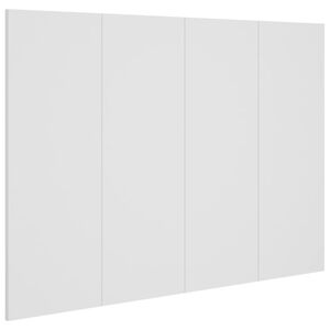 vidaXL Uzglavlje za krevet bijelo 120x1,5x80 cm od konstruiranog drva