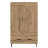 vidaXL Highboard Umjetnički hrast 69,5 x 31 x 115 cm Konstruirano drvo