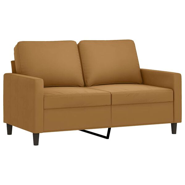 vidaXL 4-dijelni set sofa s jastucima smeđi bar&scaron;unasti