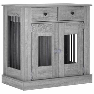 vidaXL Namje&scaron;taj za kućni kavez Siva Sonoma 80 x 47,5 x 80 cm