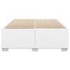 vidaXL Okvir za krevet bijela 140x190 cm od umjetne kože