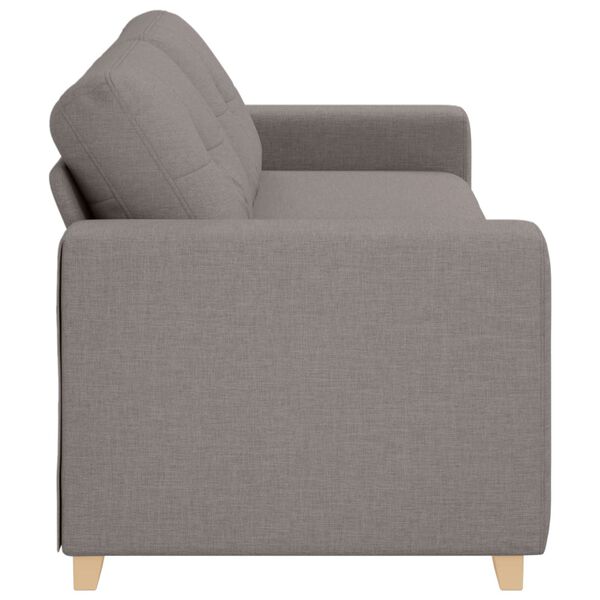 vidaXL Sofa Sivo-smeđa