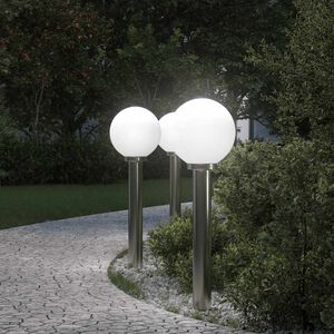 vidaXL Stupić za zidne lampe 3 kom 80 cm nehrđajući čelik IP44