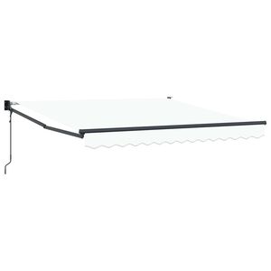 vidaXL Povlačivi tende Bijela 300 x 250 x 165 cm Poliester i metal