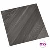vidaXL Podne daske 55 pcs Sivi 5,11 m&sup2; PVC