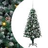 vidaXL Umjetno božićno drvce Zelena 150 cm PVC i čelik i plastika