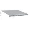 vidaXL Tenda na automatsko uvlačenje LED antracit i bijela 400x350 cm