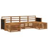 vidaXL Set vanjskih sofa 5 kom.