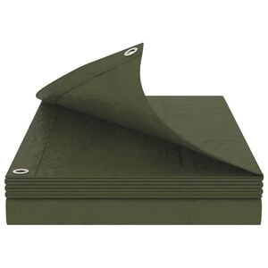 vidaXL Cerada s rupama Zelena 3 x 3 m 90 gsm PE