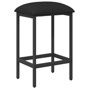 vidaXL Barska stolica Crna 40 x 32 x 64 cm Konstruirano drvo