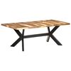vidaXL Blagovaonski stol 200 x 100 x 75 cm od masivnog drva s premazom