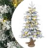 vidaXL Mini božićno drvce 45 cm 25 LED lampica Topla bijela PVC i PE