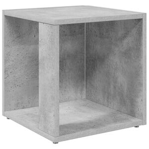 vidaXL Bočni stolić boja betona 33 x 33 x 34,5 cm konstruirano drvo
